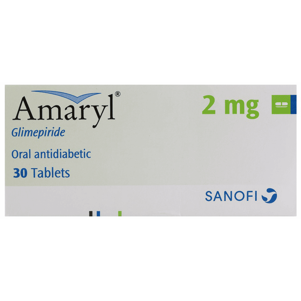 Amaryl 2mg 30 Tablets