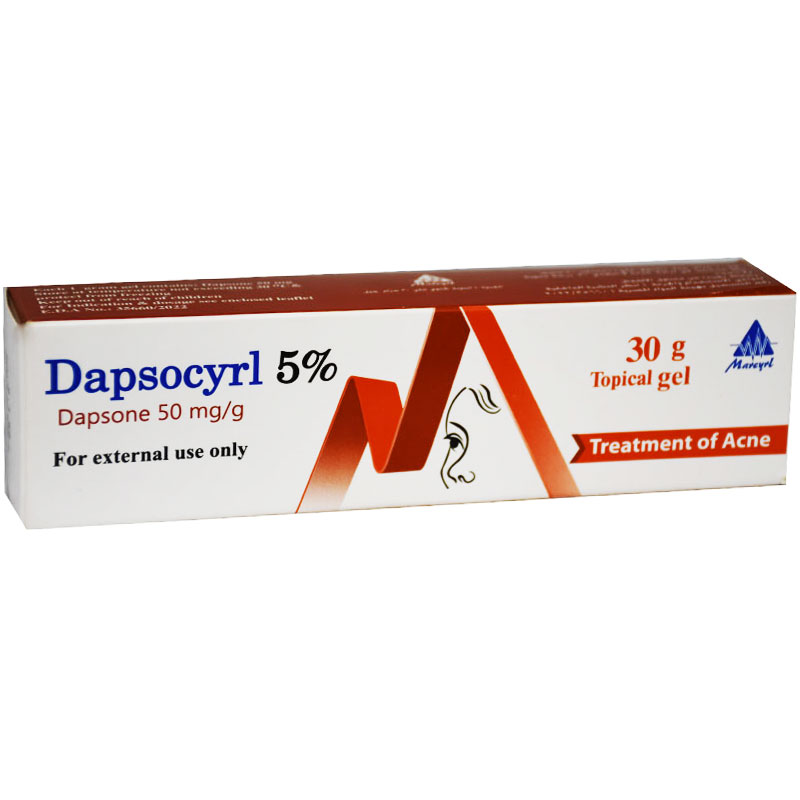 Dapsocyrl 5% 30gm Gel