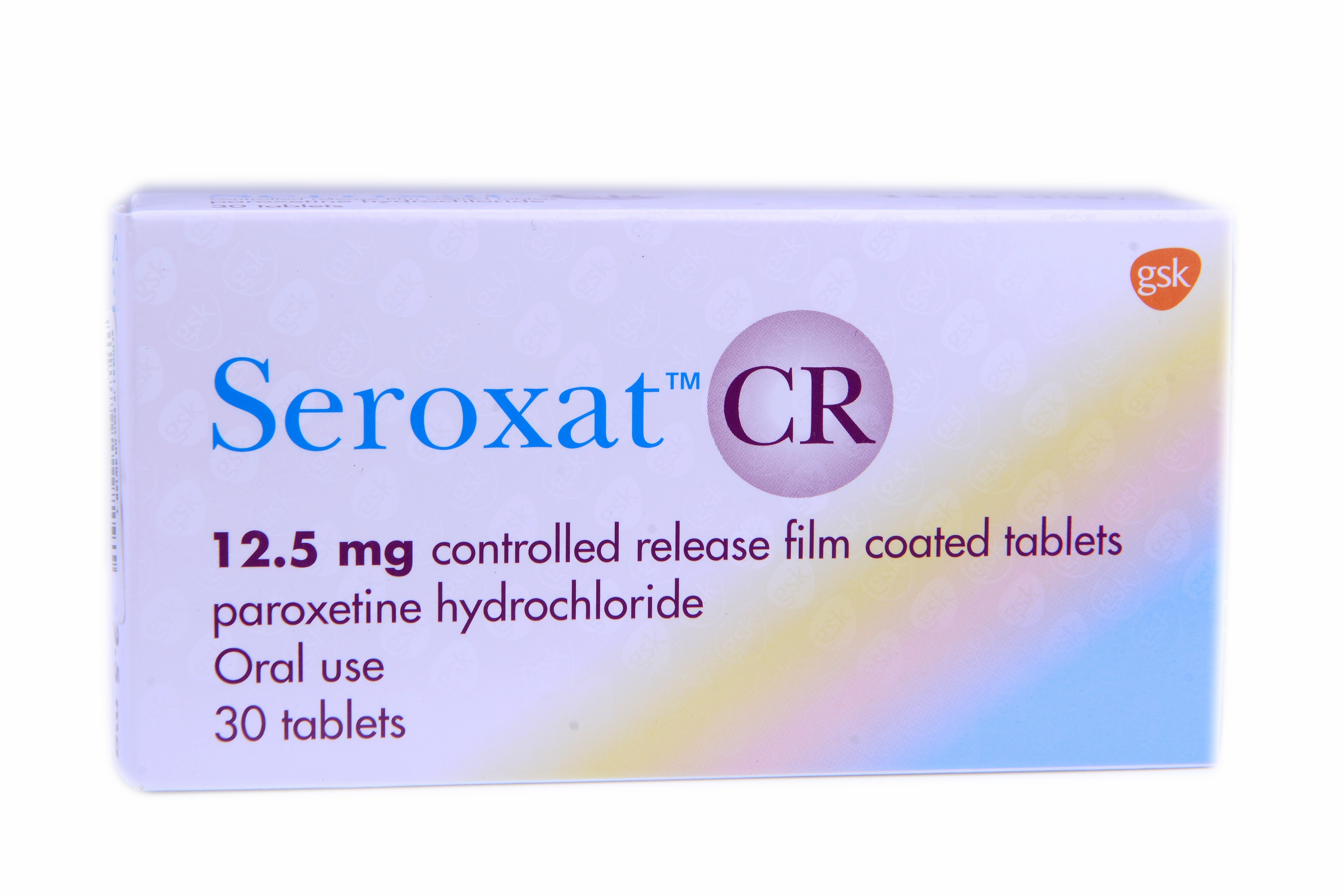 Seroxat 12.5mg Cr 30 Tablets