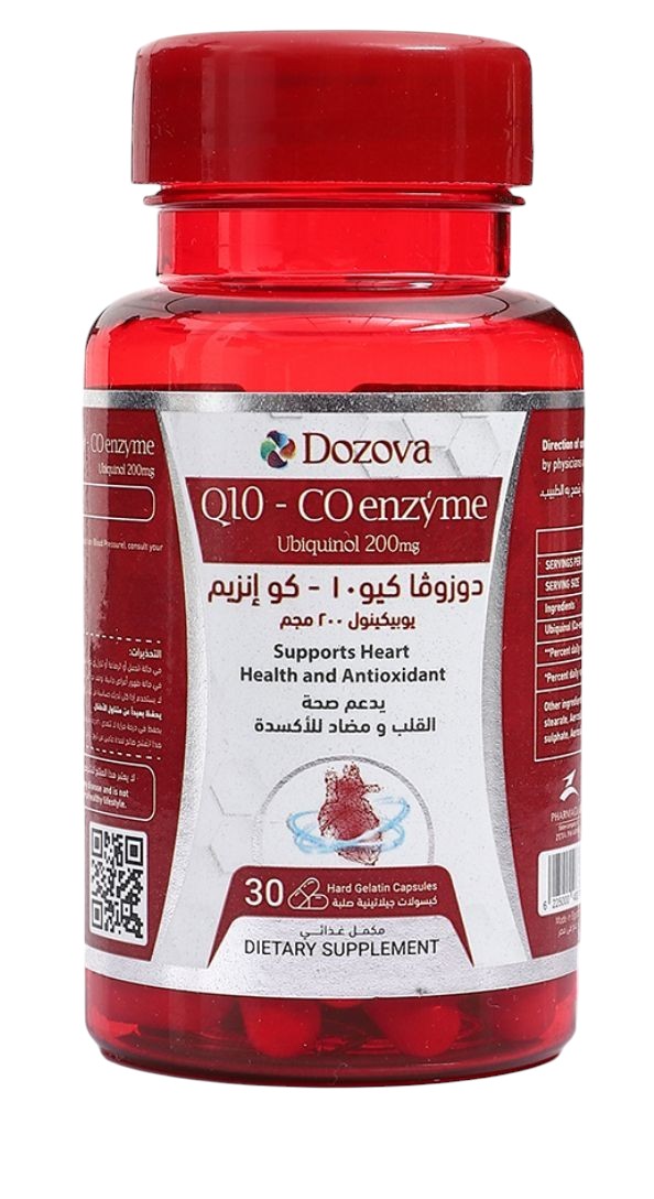 Dozova Q10 Coenzyme 30 Hard Gelatin Capsules