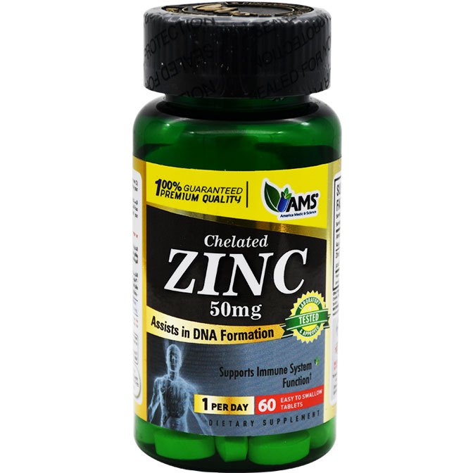 AMS Zinc 50mg 60 Tablet