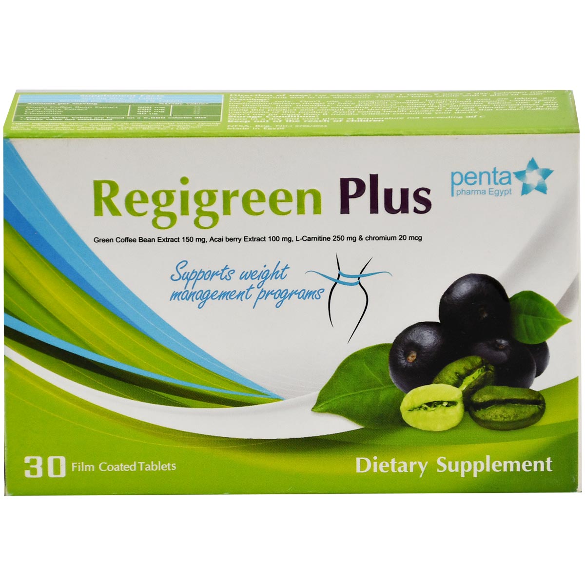 Regigreen Plus 30 Film Coated Tablets