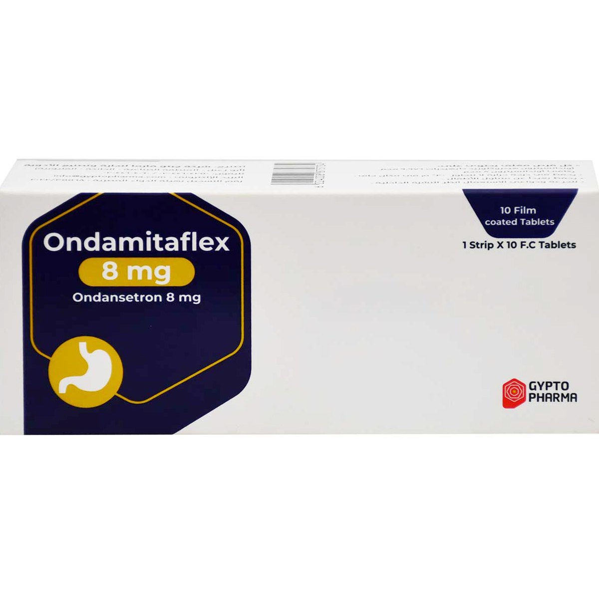 Ondamitaflex 8mg 10 Film Coated Tablets