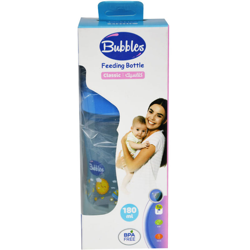 Bubbles Classic Bottle Blue (1) Month 180ml
