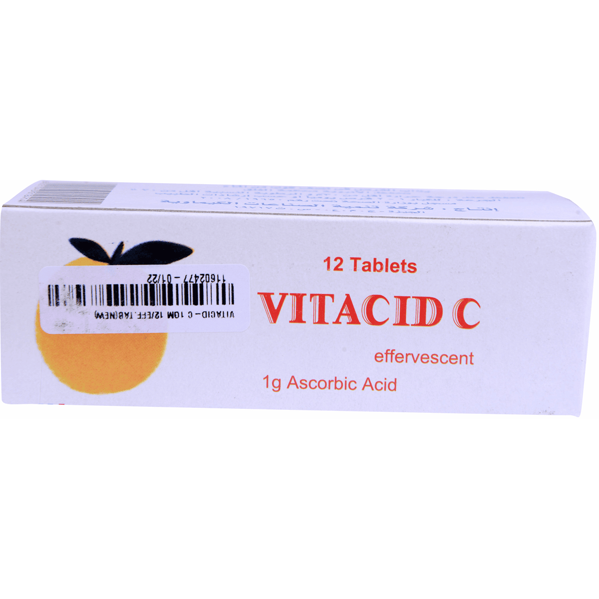 Vitacid C 1gm 12 Effervescent Tab