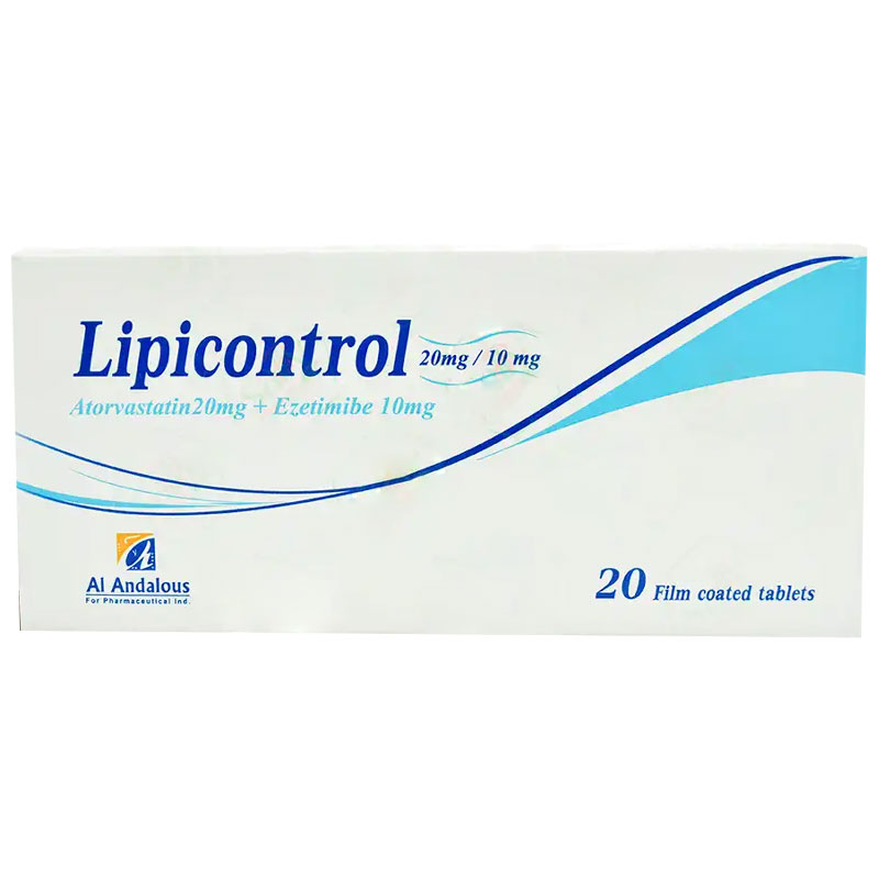 Lipicontrol 20/10mg 20 Film Coated Tablets