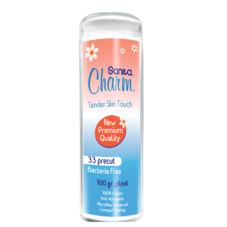 Sanita Charm Tender Skin Touch Cotton 100gm