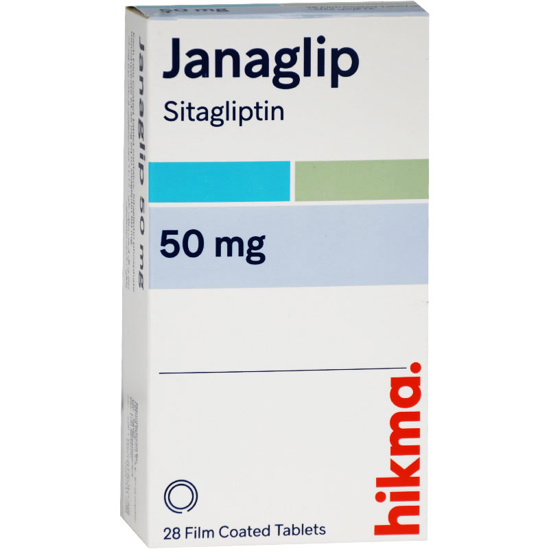 Janaglip 50mg 28 Film Coated Tablets