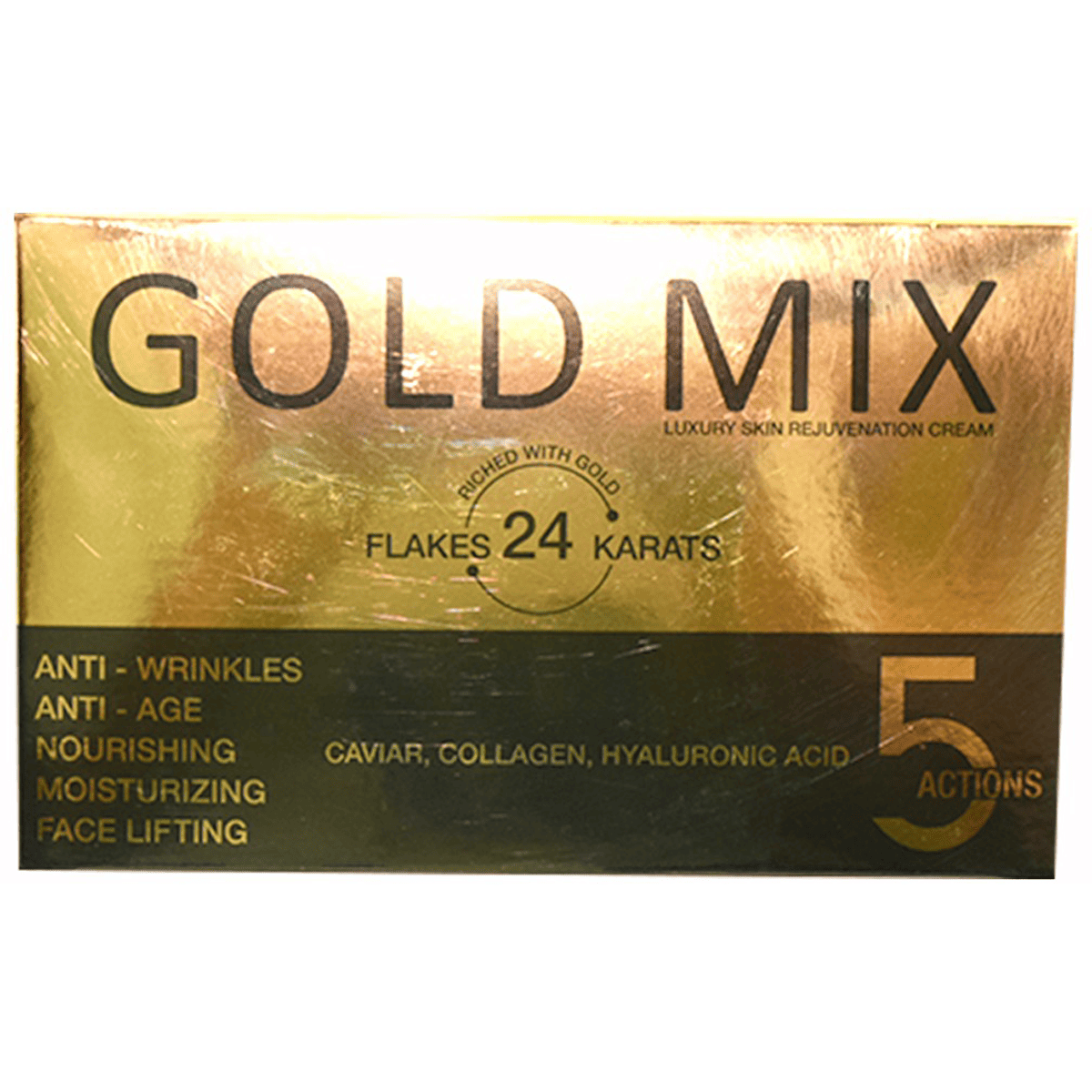 Gold Mix 5 Actions Luxury Skin Rejuvinating Cream 50gm