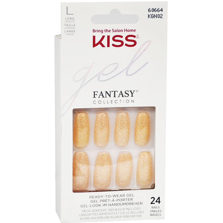 Kiss Gel Fantasy Nails 24pcs/kgn02