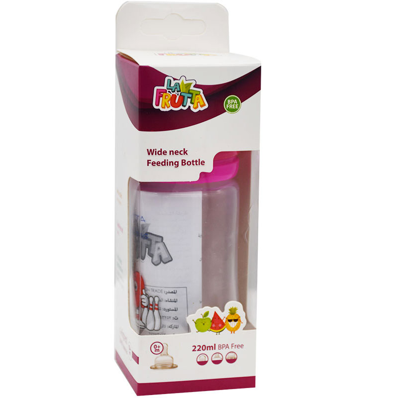 La Frutta Wide Neck Feeding Bottle (0+ Month) 220ml/22051