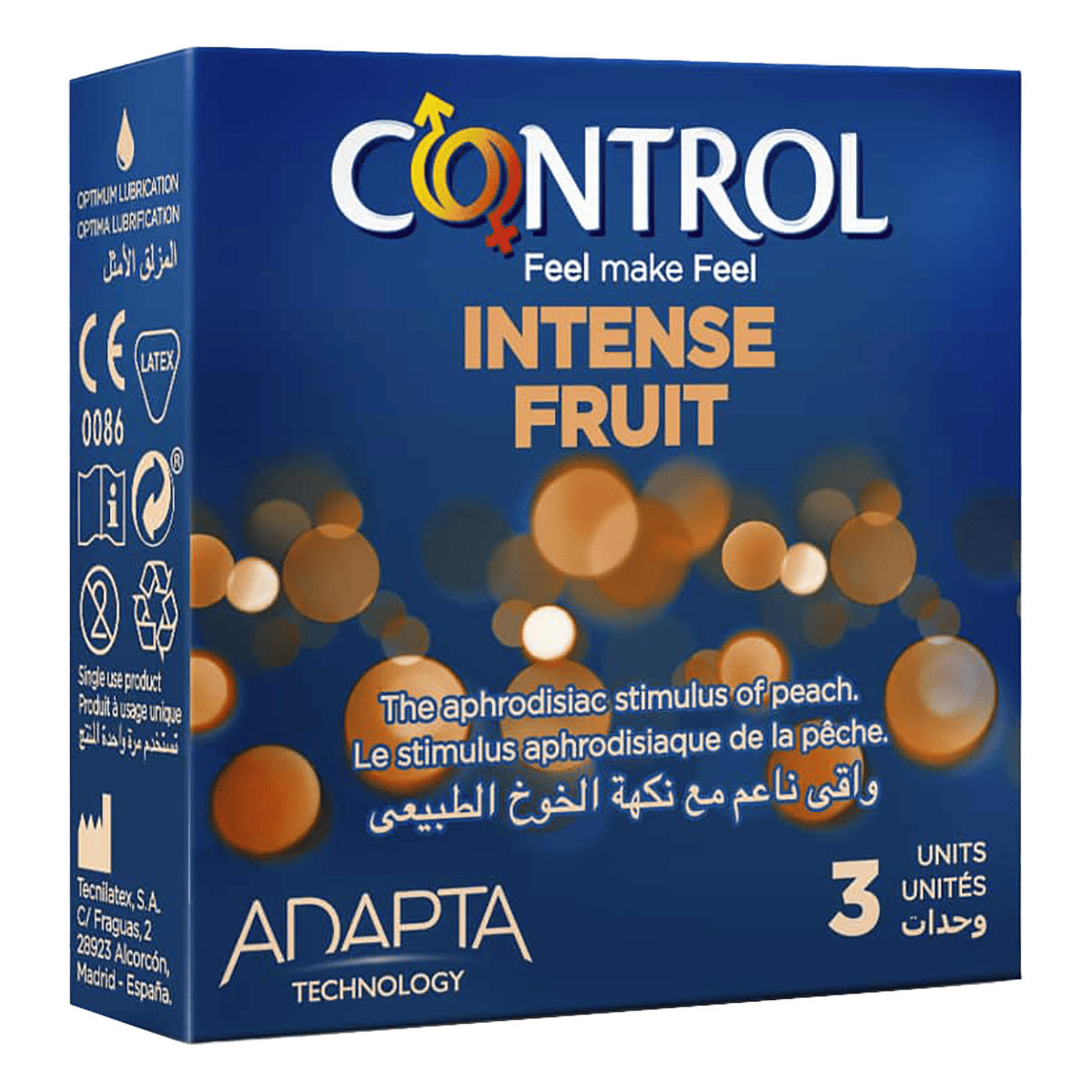Control Adapta Intense Fruit 3condoms