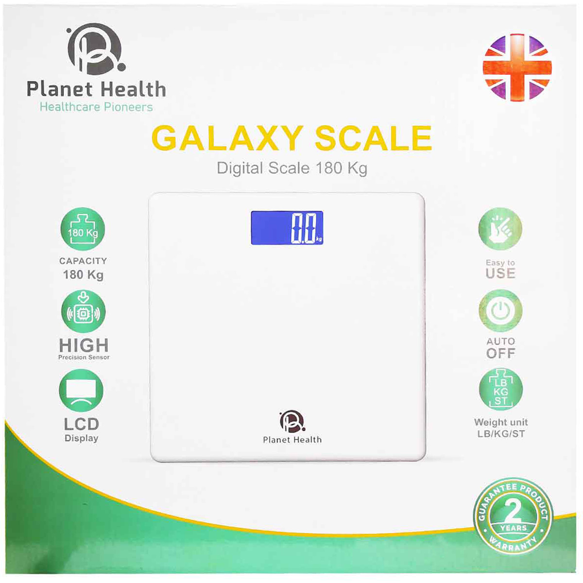 Planet Health Galaxy Scale 180 Kg/AXD-SC601