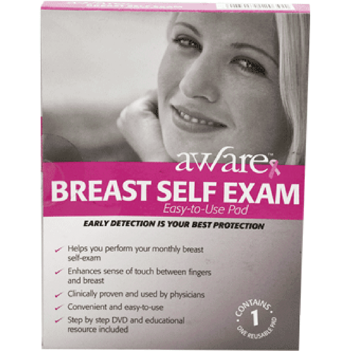 Aware Breast Self Exam Easy To Use Pad