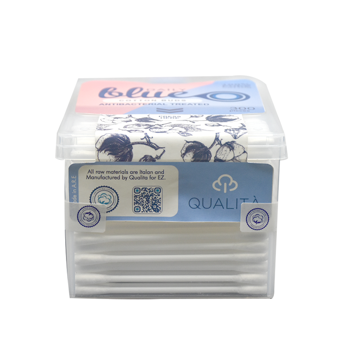 Daily Blue Cotton Buds 300pcs