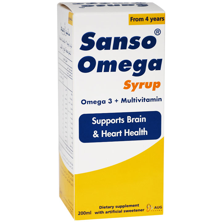 Sanso Omega (+4 Years) 200ml Syrup