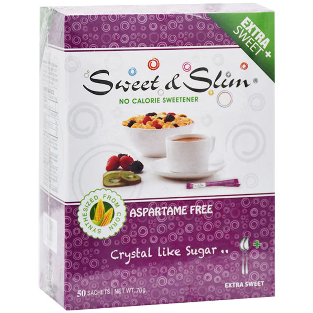 Sweet & Slim No Calories Sweet.Xt.Sweet 50 Sachets