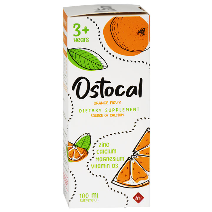 Ostocal Orange Flavor 100ml Suspension