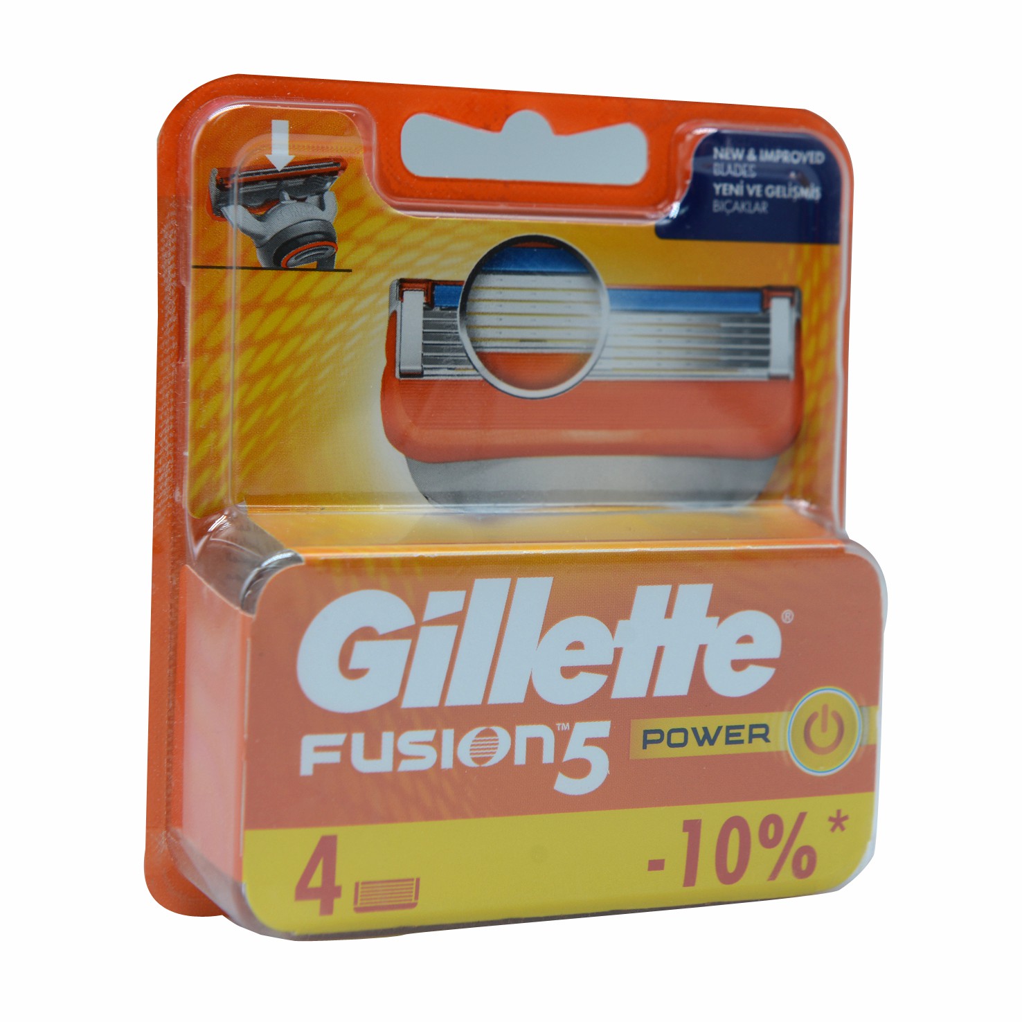 Gillette Fusion Power Blades 4 Pieces