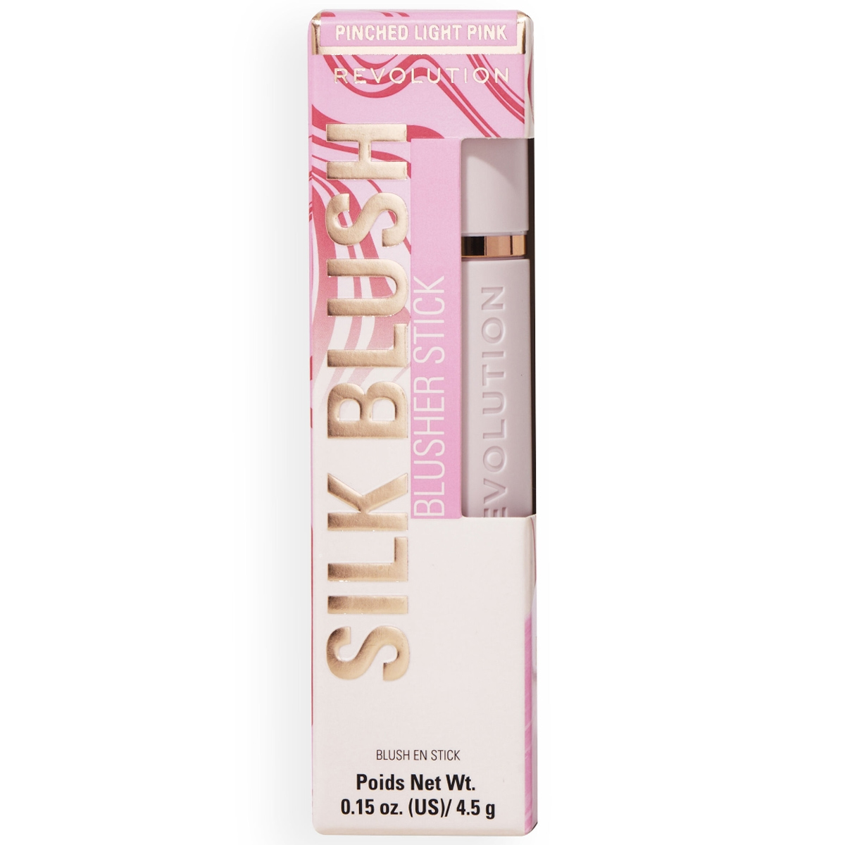 Revolution Silk Blush Stick Pinched Light Pink