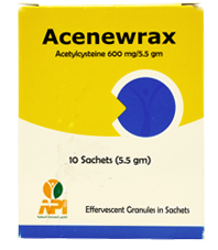 Acenewrax 600mg /5.5gm 10 Sachets