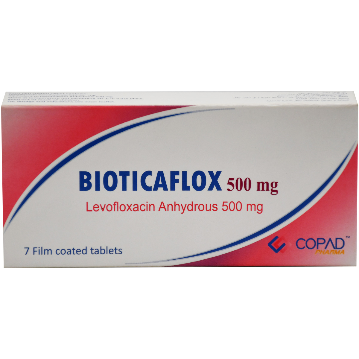 Bioticaflox 500mg 7 Film Coated Tablets