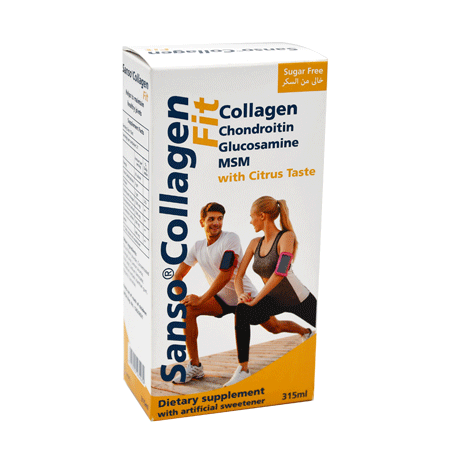 Sanso Collagen Fit With Citrus Flavor Syrup 315ml