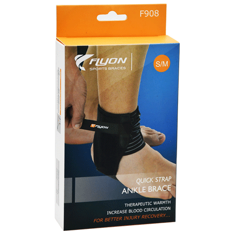 Flyon Quick Strap Ankle Brace /Small & Medium /F908
