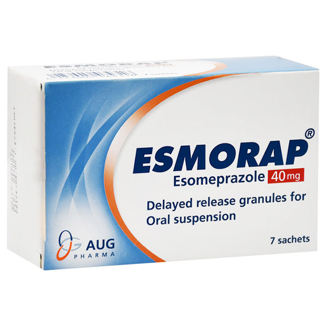 Esmorap 40mg Delayed Release Granules For Oral Suspension 7 Sachet