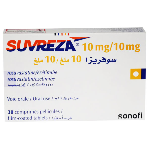 Suvreza 10mg/10mg 30 Film Coated Tablets
