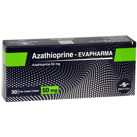 Azathioprine Evapharma 50mg 30 Film Coated Tablets