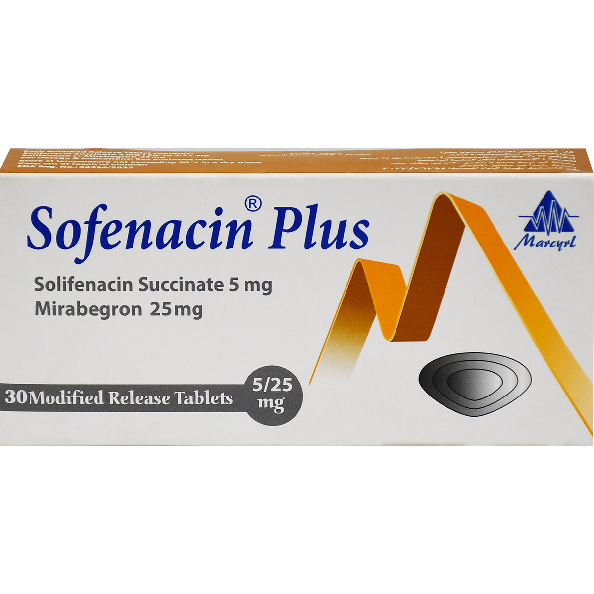 Sofenacin Plus 5/25 mg 30 Tablets