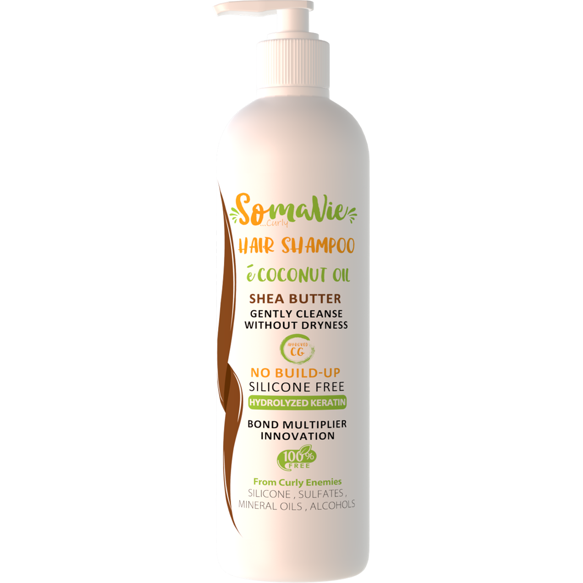 Somavie Curly Coconut Oil Shampoo 500ml