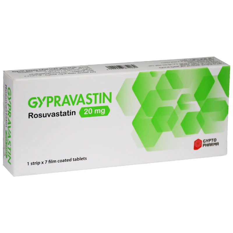 Gypravastin 20mg 7 Film Coated Tablets