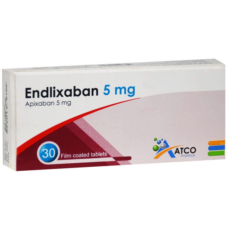 Endlixaban 5mg 30 Film Coated Tablets