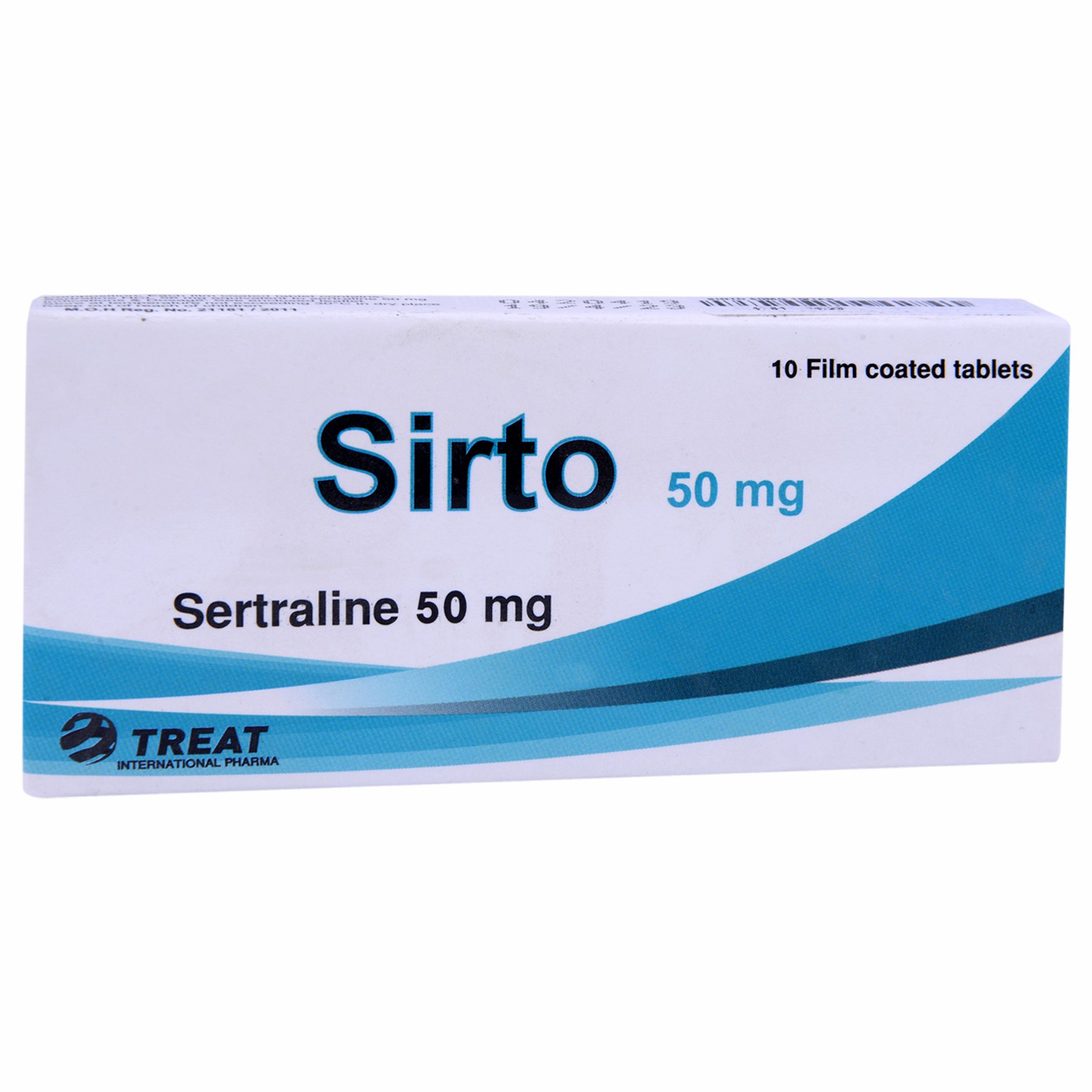 Sirto 50mg 10 Tablets