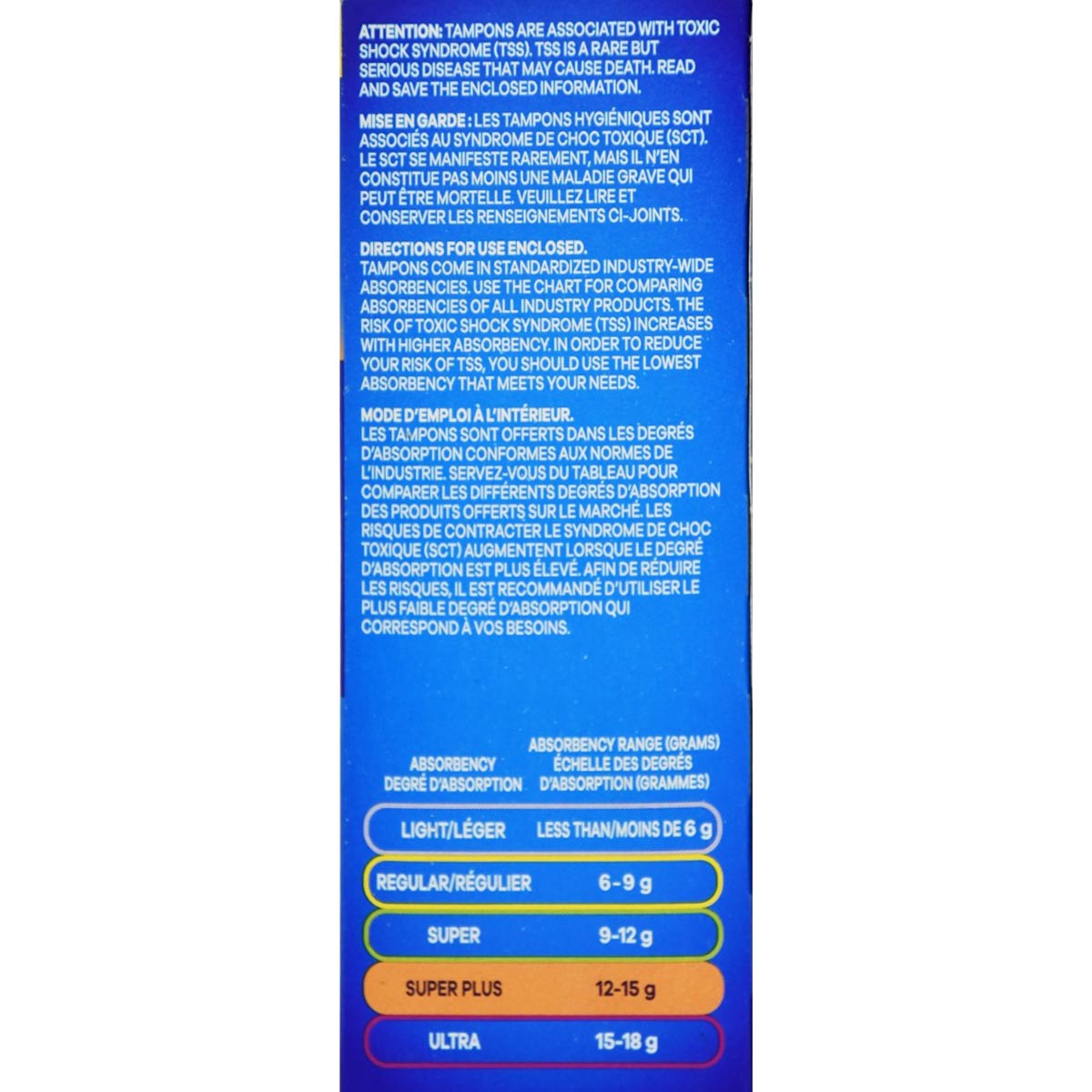 Tampax Pearl Tampons Super Plus 18 Pieces image number 1