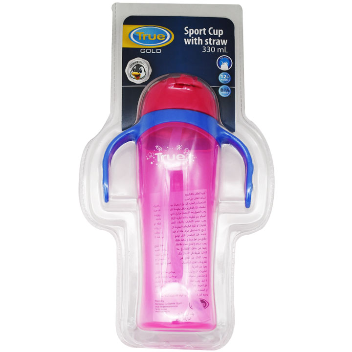 True Gold Sport Cup With Straw (12+) 330ml/2024139