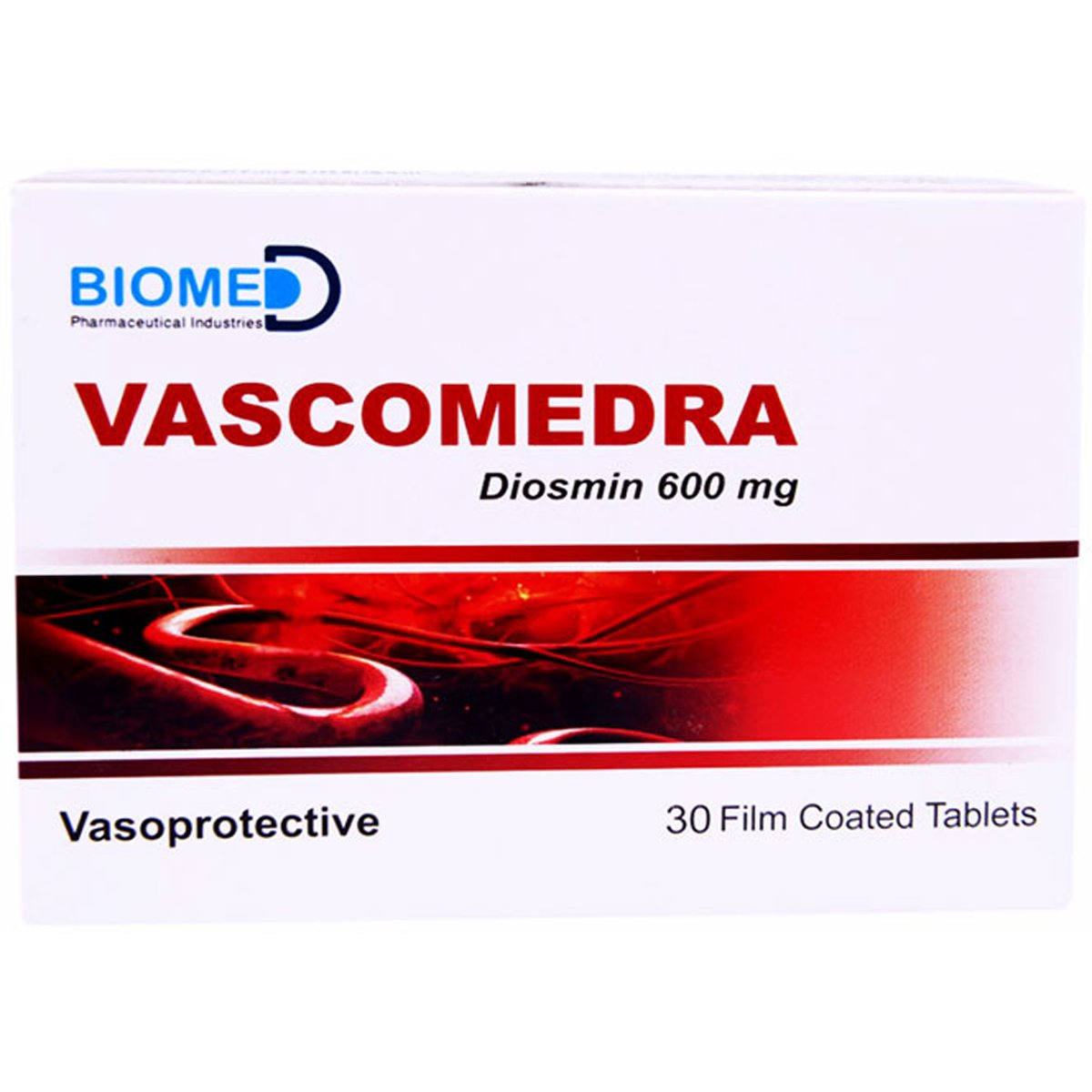 Vascomedra 600mg 30 Film Coated Tablets