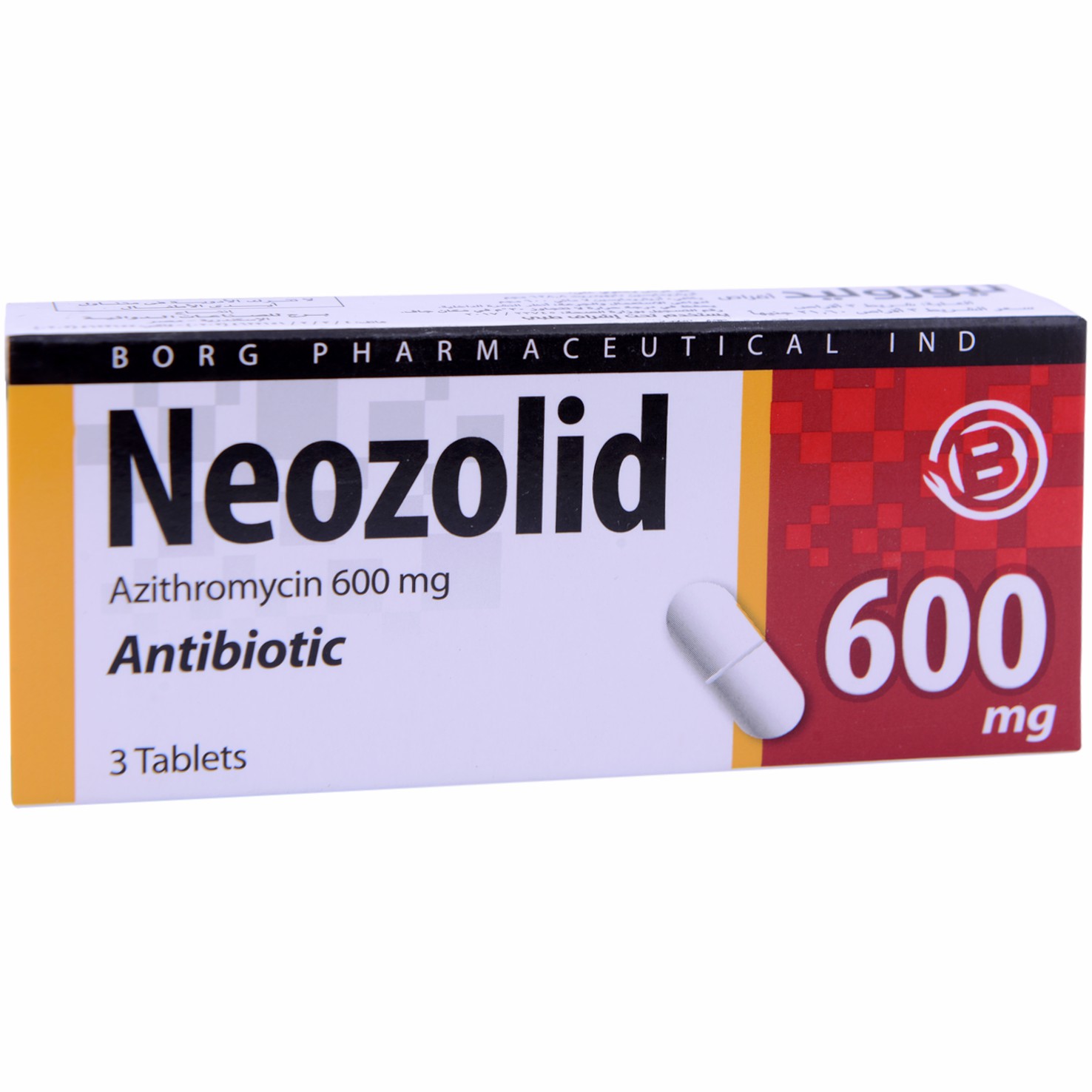 Neozolid 600Mg 3 Tablet