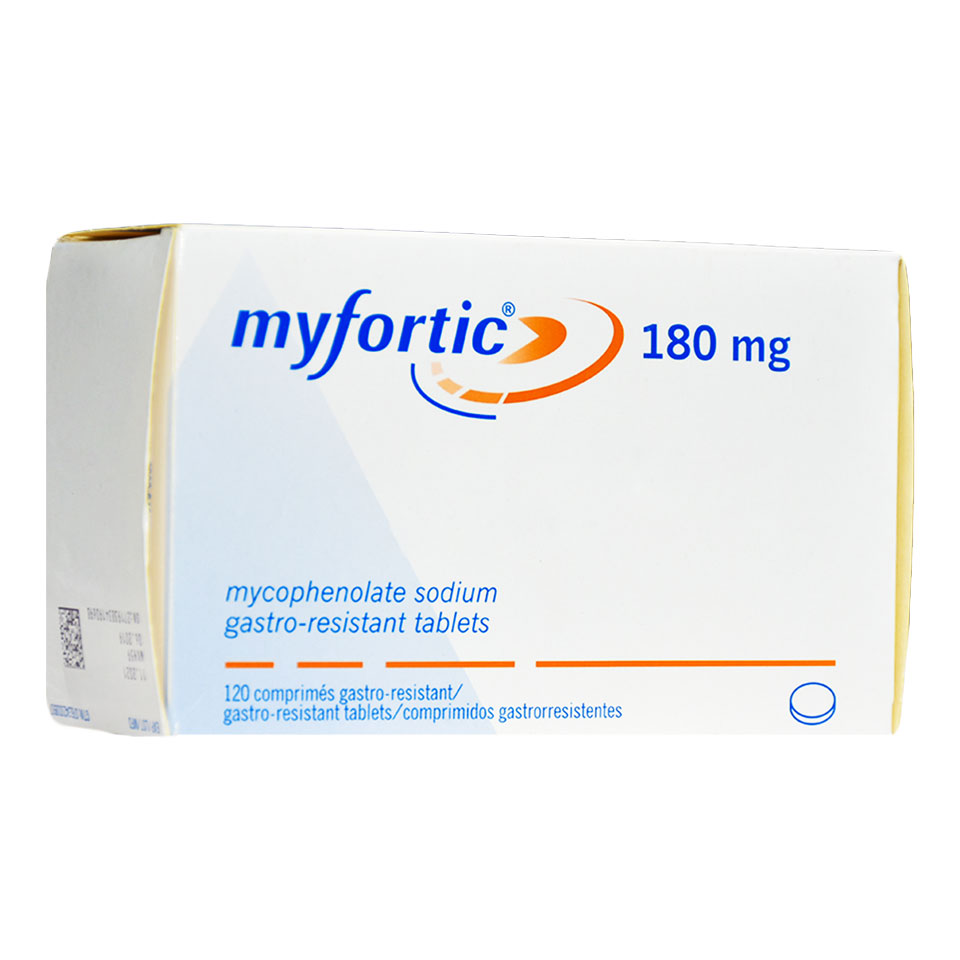 Myfortic 180mg 120 Tablets
