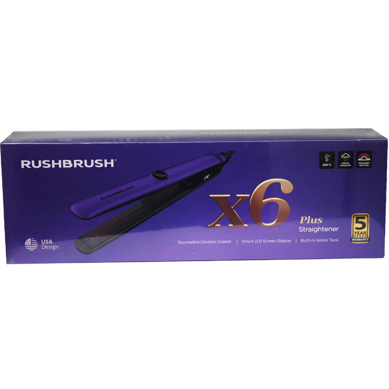 Rush Brush Purple X6 Plus Straightener