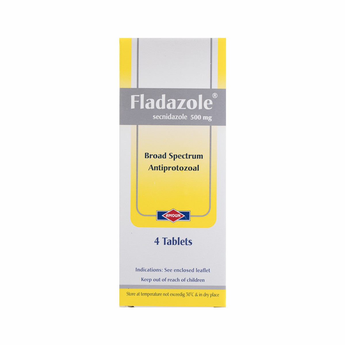 Fladazole 500mg 4 Tablets