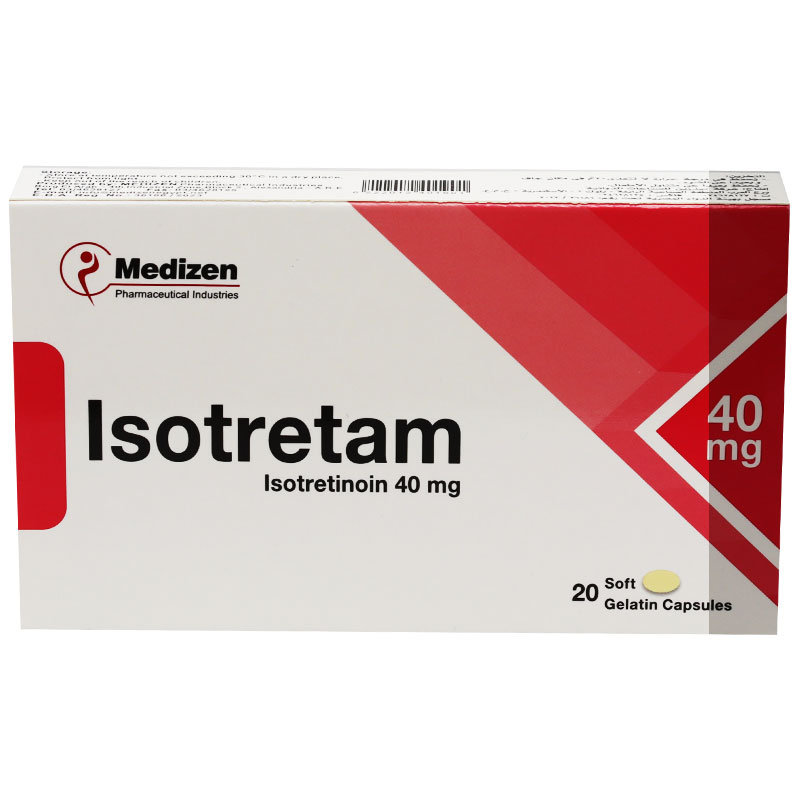 Isotretam 40 mg 20 Soft Gelatin Capsules