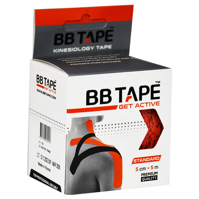 Bb Tape (Kinesiology) 5Cm x 5 Meter (Orange)