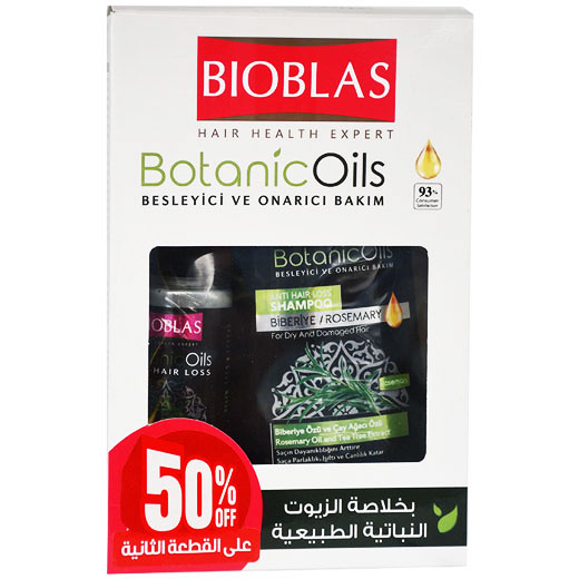 Bioblas Botanic Oils Rosemary ( Shampoo 360ml + Liquid Conditioner 100ml ) (Offer Pack)