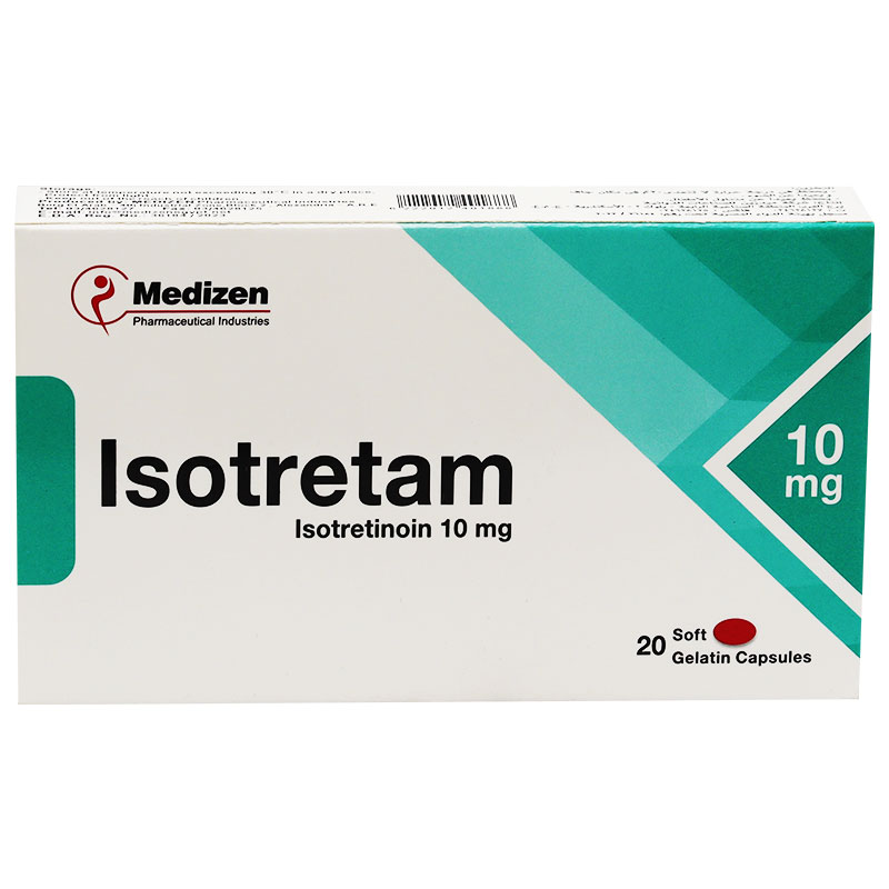 Isotretam 10 mg 20 Soft Gelatin Capsules
