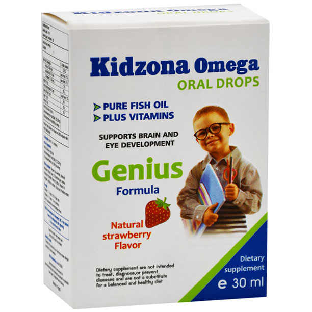 Kidzona Omega Strawberry Flavor 30ml Oral Drop