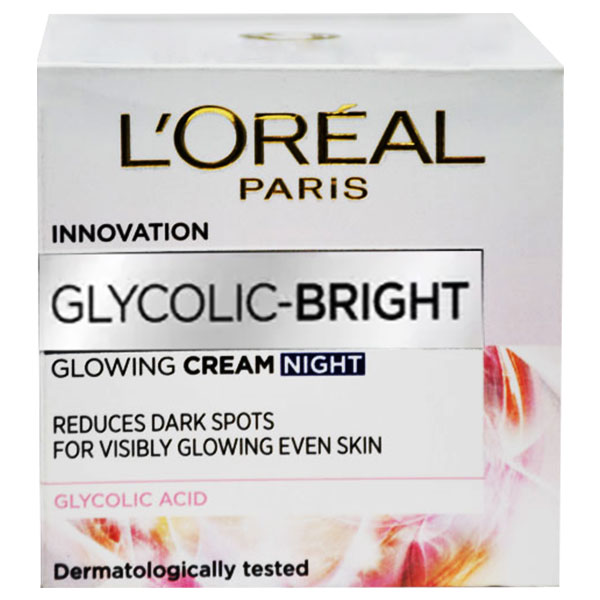 Loreal Innovation Glycolic Bright Night Cream 50ml