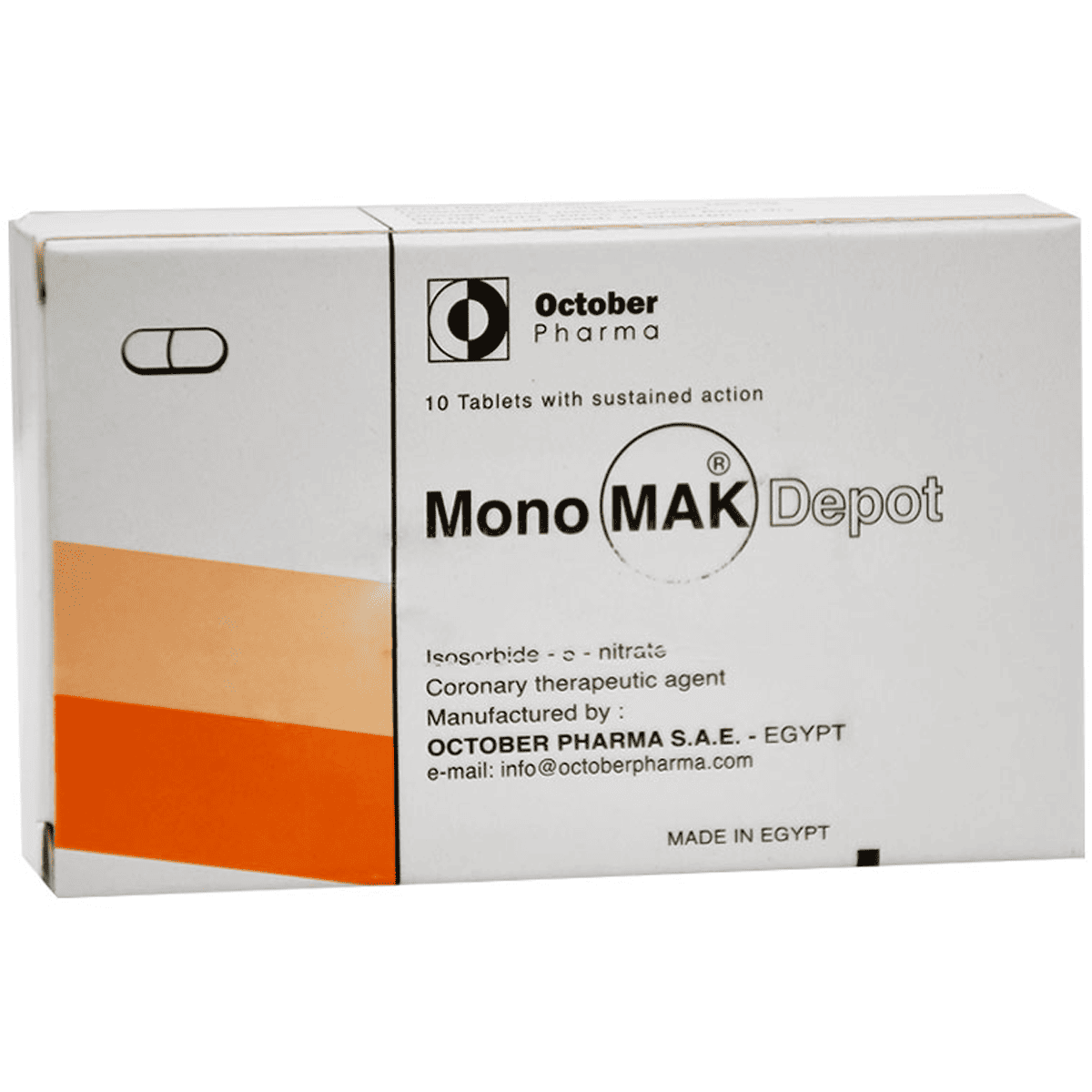 Monomak Depot 100mg 10 Tablets